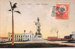 Pérou - N°79009 - LIMA - Plaza Bolognesi - Carte Avec Bel Affranchissement - Perù