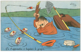 PECHE.n°12274.ILLUSTRATION.CHEY.CA T'APPRENDREA A TAQUINER LE GOUJON - Fishing