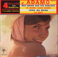 SAINTAL JOUE ADAMO A L'ACCORDEON - FR EP - MES MAINS SUR TES HANCHES  + 3 - Autres - Musique Française