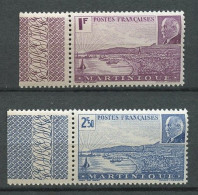 MARTINIQUE 1941 N° 189/190 ** Neufs MNH Superbes C 2.50 € Vue De Fort De France Pétain - Neufs