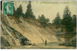 MINES.n°37.VILLIERS SAINT GEORGES.LA SABLIERE.CP TOILEE - Bergbau