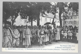 Massevaux, 5 Aout 1917. 3e Anniversaire De L'entrée Des Troupes Françaises à Massevaux. Présentation Du Drapeau (A18p21) - Masevaux