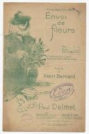 Partition, Musicale, Envoi De Fleurs, Paul Delmet, Enoch & Cie Editeurs, Frais Fr: 1.60€, - Spartiti