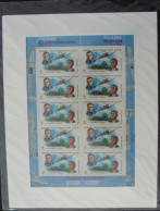 Année 2021 - Feuillet (10T) F85a - Claire Roman Et Pierre Clostermann, Aviateurs Français - 15% De La Côte - 1960-.... Mint/hinged