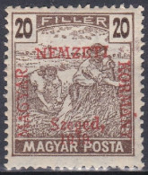 Hongrie Szeged 1919 Mi 11 NMH ** Moissonneurs Cote 65 € (A9) - Szeged