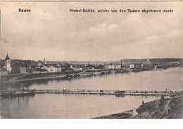 LITUANIE - N°205116 - Kowno - Memel-Brücke, Welche Von Den Russen Abgebrannt Wurde - Cachet - Lituanie