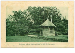 MARTINIQUE.FORT DE FRANCE.n°67.LE KIOSQUE DU JARDIN DESCLIEUX A FORT DE FRANCE - Fort De France