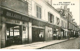 METIERS.ERMONT.RUE DE LA REPUBLIQUE.CAFE DU MARCHE.BILLARDS HENIN.CAFE - Sonstige & Ohne Zuordnung