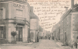 18 Graçay Route De Reuilly CPA Café , Carte écrite En 1919 - Graçay