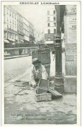 METIERS.n°25965.LES PETITS METIERS PARISIENS.CHOCOLAT LOMBART.LE RACCOMMODEUR DE PANIERS - Marchands Ambulants