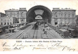 Italie - N°60817 - TORINO - Facciata Interna Della Stazione Di Porta Nuova - Train - Autres Monuments, édifices