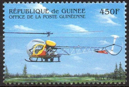 GUINEA - 1v - MNH - Helicopter - Helicopters - Hélicoptères - Hubschrauber Helicópteros Elicotteri Hélicoptère - Hubschrauber