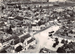 18 - SAN60412 - SANCOINS - L'Eglise - La Place Et La Ville - Combier 12567 A - CPSM 10x15 Cm - Sancoins