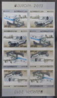 Aserbaidschan 973 Und 974 B Postfrisch Heftchenblatt / CEPT #GG563 - Azerbaiján