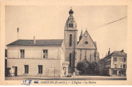 91-SAN60115-LIMOURS.Eglise.Mairie - Limours