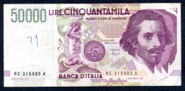 RC 27380 ITALIE BILLET DE 50000 LIRE - 50000 Lire