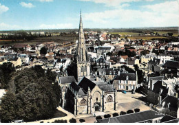 50 . N°kri10889 . Carentan  .l'eglise Notre Dame    .n°2-k  . Edition Lapie .  Sm 10X15 Cm . - Carentan