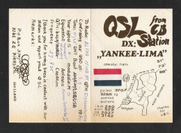 QSL RADIO CARD FromCB DX:STATION "YANKEE-LIMA" PIERSHIL - HOLLAND - (5344) - Radio