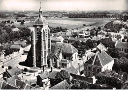 89 . N°sac11221 . VILLEBLEVIN . L'église N°2 . En Avion Au Dessus De . Cpsm 10X15 Cm . LAPIE - Villeblevin