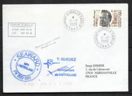 Col43 TAAF N° 280  Oblitéré De Dumont D'Urville Sur Lettre - Used Stamps