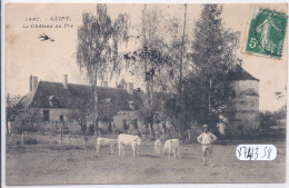 GUIPY- LE CHATEAU DU PRE- ELEVAGE DE BOVINS - Autres & Non Classés