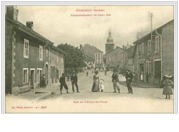 88.CORCIEUX.ARRONDISSEMEN T DE SAINT DIE.RUE DE L'HOTEL DE VILLE.BOUCHERIE CHARCUTERIE - Corcieux