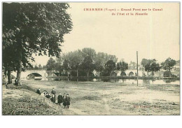 88.CHARMES.n°4683.GRAND PONT SUR LE CANAL DE L'EST ET LA MOSELLE - Charmes