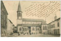 88. N°37029 . Charmes.eglise Et Place De L Espée - Charmes