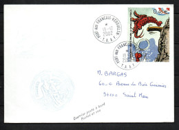 Col43 TAAF N° 341  Oblitéré De Port Aux Français Sur Lettre - Gebraucht