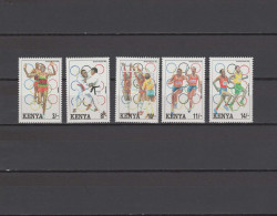 Kenya 1992 Olympic Games Barcelona, Judo, Volleyball, Athletics Set Of 5 MNH - Estate 1992: Barcellona