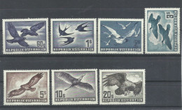 AUSTRIA   YVERT  AEREO  54/60  ,  MLH,   (DICTAMEN  C.M.F.) - Unused Stamps
