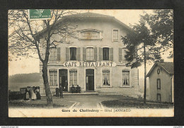 52 - CHALINDREY - Gare De Chalindrey - Hotel JANNIAUD - 1910 - Chalindrey