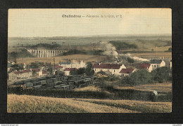 52 - CHALINDREY - Panorama De La Gare N° 2 - Colorisée  - RARE - Chalindrey