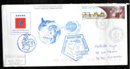 Col43 TAAF N° 586  Oblitéré De Dumont D'Urville Sur Lettre - Used Stamps