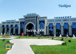 Uzbekistan Tashkent Railway Station New Postcard - Uzbekistan
