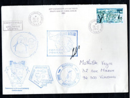 Col43 TAAF N° 598  Oblitéré De Dumont D'Urville Sur Lettre - Used Stamps