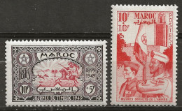 MAROC Colo:, *, N° YT 275 Et 276, Ch., TB - Nuevos