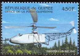 GUINEA - 1v - MNH - Helicopter - Helicopters - Hubschrauber Helicópteros Elicotteri Hélicoptère Sikorsky - Hélicoptères