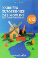 *CPM - Journées Européennes Des Moulins - 19 Et 20 Mai 2012 - Sonstige & Ohne Zuordnung
