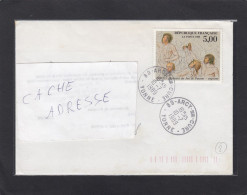 LETTRE D'ARCY SUR CURE AVEC TIMBRE "SERMENT DU JEU DE PAUME" (Y+T 2591). - Storia Postale