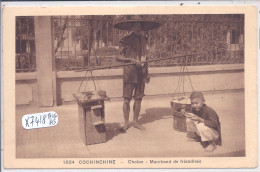 COCHINCHINE- CHOLON- MARCHAND DE FRIANDISES- 1934- R/V - Sonstige & Ohne Zuordnung