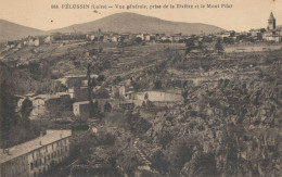 42 // PELUSSIN Vue Générale Prise De La Rivière Et Le Mont Pilat  868 - Pelussin