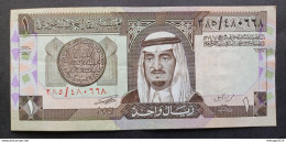 BANKNOTE SAUDI ARABIA 1 RIYAL KING FAISAL 1984 UNCIRCOLATED - Saudi Arabia