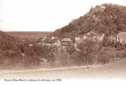 Reproduction CPA - 68 Ferrette - Le Château Et La Ville Haute Vers 1900 - CPM - Voir Scans Recto-Verso - Ferrette