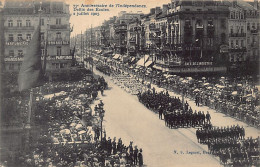 BRUXELLES - 75ème Anniversaire De L'Indépendance - Défile Des Écoles 2 Juillet 1905 - Ed. Lagaert 9 - Feiern, Ereignisse