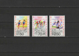 Liechtenstein 1992 Olympic Games Barcelona, Cycling, Judo Etc. Set Of 3 MNH - Summer 1992: Barcelona