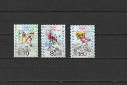 Liechtenstein 1991 Olympic Games Albertville Set Of 3 MNH - Hiver 1992: Albertville