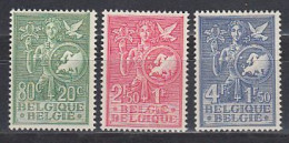 Belgium 1953 European Youth 3v * Mh (= Mint, Hinged) (59299) - Idee Europee