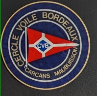 AUTOCOLLANT CVB - CERCLE VOILE BORDEAUX - CARCANS MAUBUISSON - BATEAU MER SPORT - Pegatinas