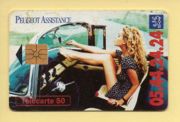 Télécarte 1994 : PEUGEOT ASSISTANCE 1 / 50 Unités / Numéro B46097022/427270643 / 07-94 (voir Puce Et Numéro Au Dos) - 1994